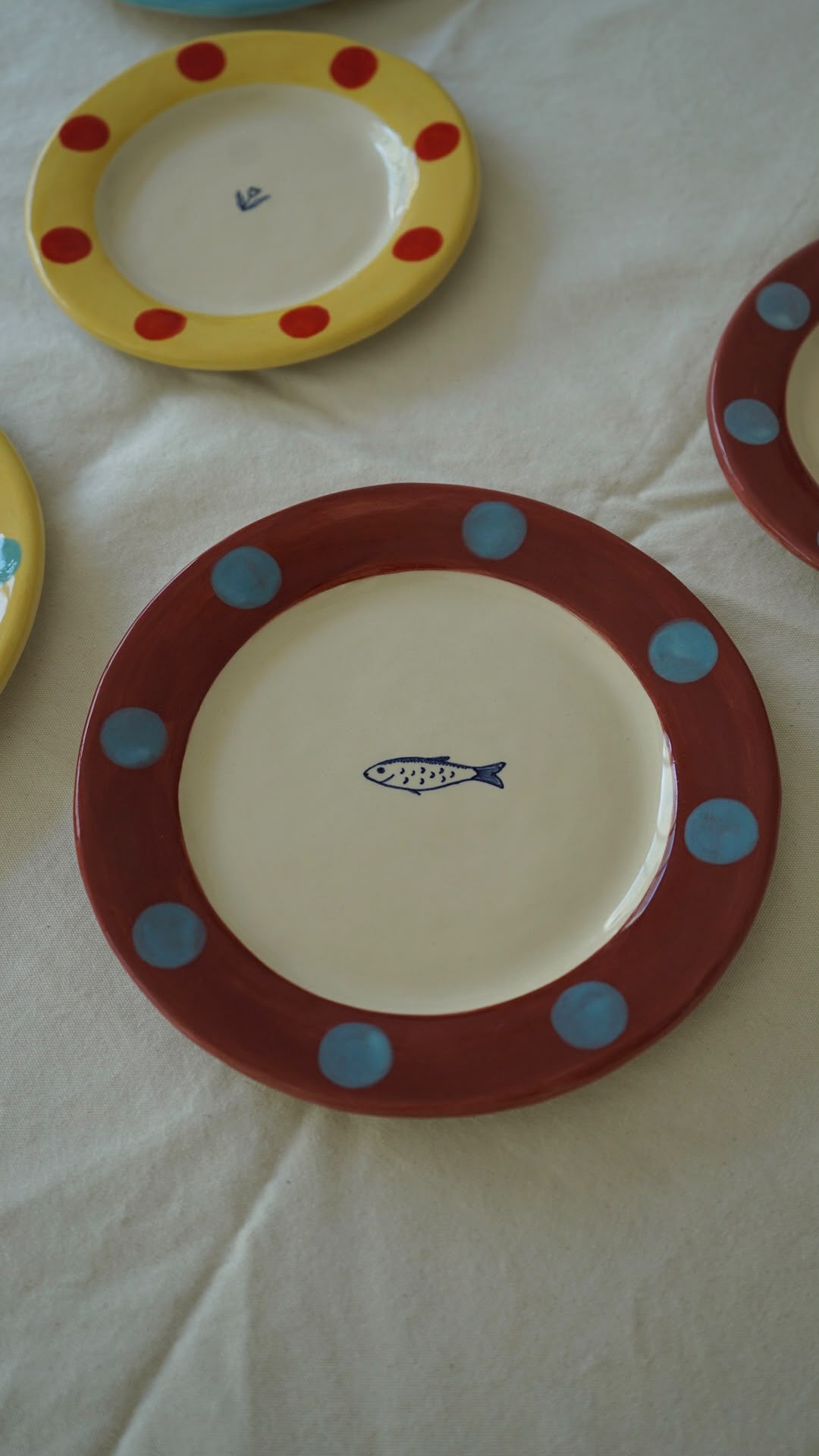 Prato sobremesa "sardinha"